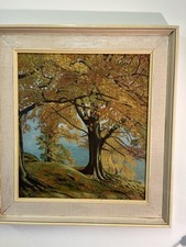 Vintage Oil Painting Autumn
