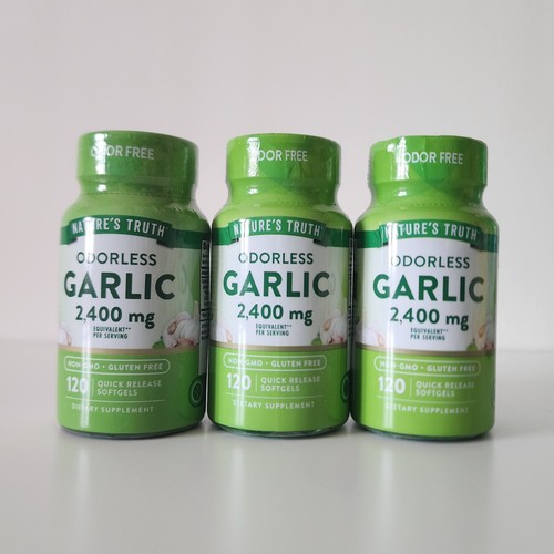3pk odorless garlic - odorless, 2400mg