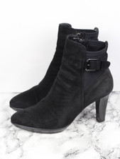 RUSSELL & BROMLEY Dryleks Black Suede Ankle Boots, Size UK 6.5 / EU 39.5