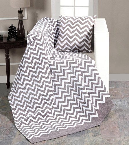Luxury chenille chevron - chevron, sofa