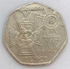 VC 50p Coin 2006 Commemorative Fifty Pence Piece 