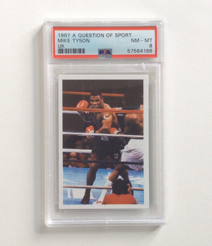 Psa mike tyson rookie - nm-mt,