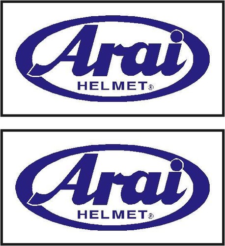 Arai helmet decals 130mm - decals,