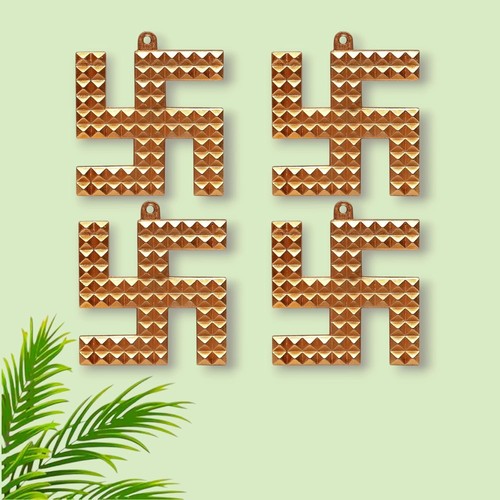 Pure copper swastik - 2",
