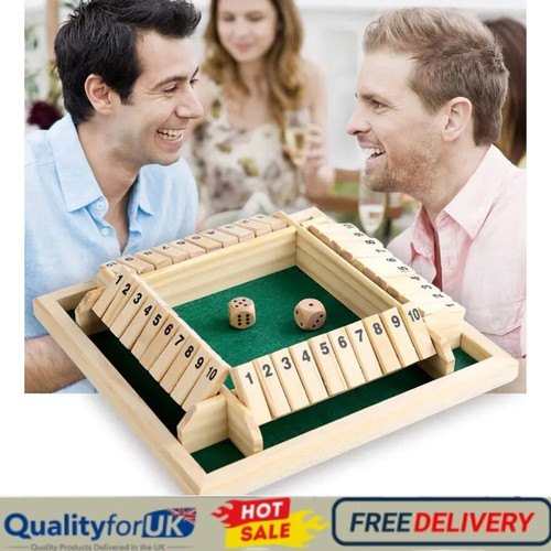 Players shut the box wooden - 4,