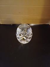 Tyrone Lead Crystal Egg Glass Paperweight Ornament Decorative Desk Decoration 