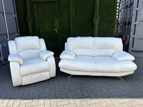 Opel white seater armchair - opel,