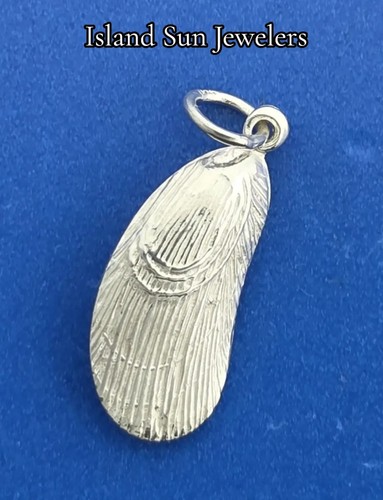 Mussel shell sterling silver - mussel,