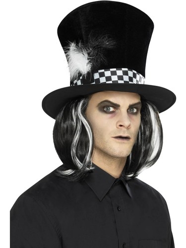 Dark tea party top hat - dark,