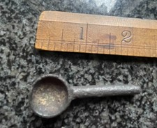 C17th bronze gunpowder spoon 