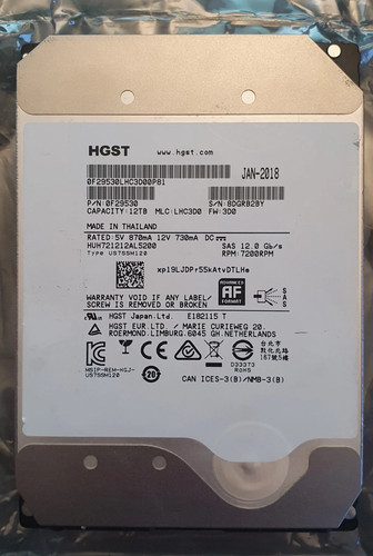 Hgst huh721212al5200 12 - tb,