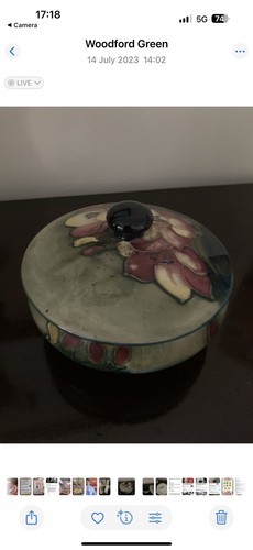 Rare william moorcroft - moorcroft, box
