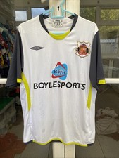 AUTHENTIC SUNDERLAND 2009-10 AWAY FOOTBALL SHIRT ADULT LARGE