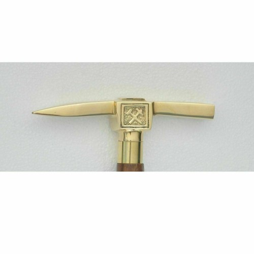 Brass antique working axe head - brass,