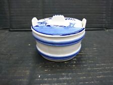 Delft Lidded Bucket Shaped Pot