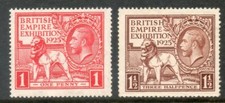 GB George V SG432-433, 1925