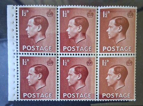 Keviii 1936 2d booklet - 1/2d,