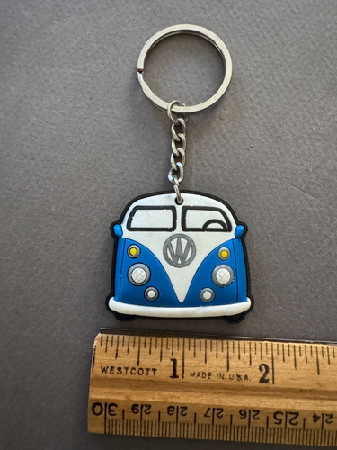 Volkswagen blue camper van - volkswagen,