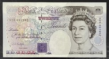 Old Twenty £20 Pound Note