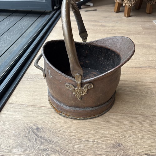 Antique metal copper coal - antique,
