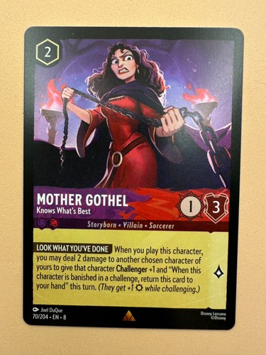 Disney lorcana tcg 70 - lorcana, 70/204
