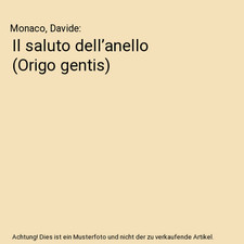 Il saluto dell’anello [Origo