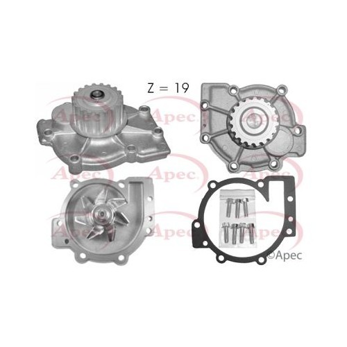Apec water pump - pump,, engine
