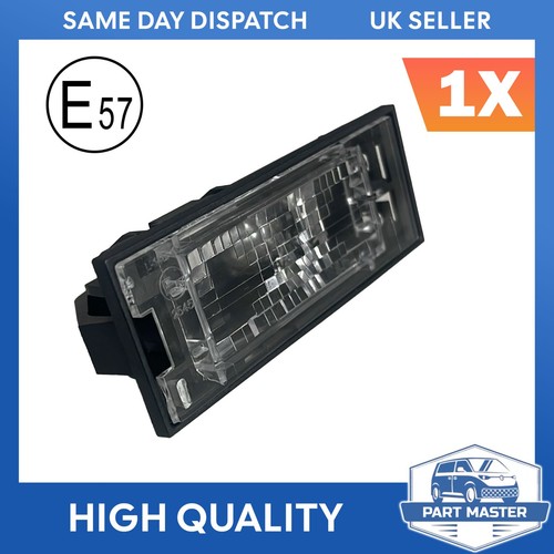 Rear number plate light - number,