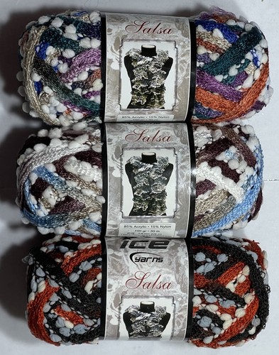 Ice yarns salsa ribbon - salsa,