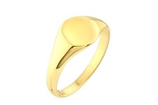 9ct Yellow Gold Plated Silver