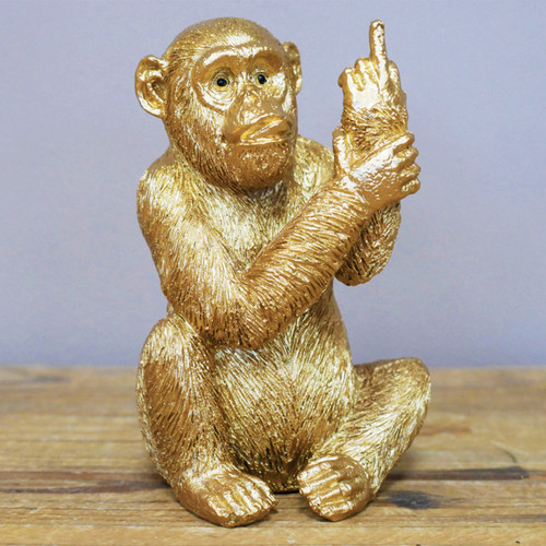 Yours monkey ornament funny - up,