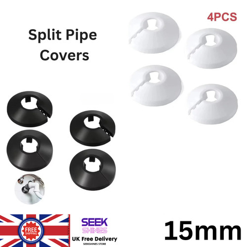 Pack 15mm white plastic - pack, 4