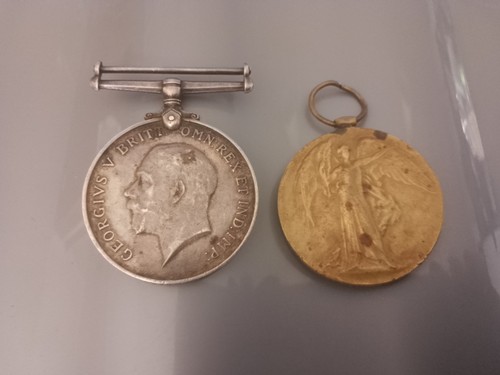 Ww1 rnr medal - ww1, pair