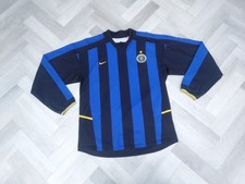 INTER MILAN 2002/2003 HOME FOOTBALL SHIRT NIKE VINTAGE JERSEY SIZE L ADULT L/S