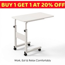 Mobile Over Bed Chair Table