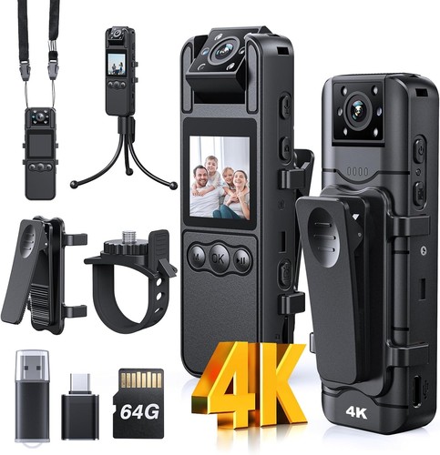 Boblov mini body camera - mini, 4k