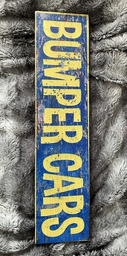 Bumper cars sign - bumper,