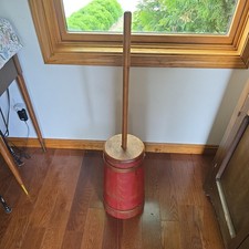Vintage Wooden Butter Churn