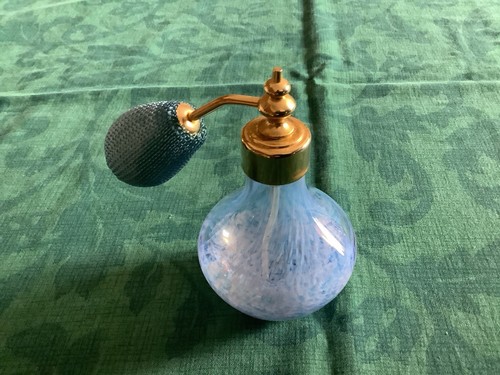 Caithness blue glass perfume - blue,