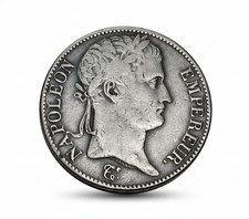 Napoleon I 1812 French Empire 5 Francs Restrike Fantasy Art Medal