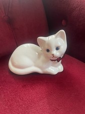 Vintage Ceramic Cat Ornament