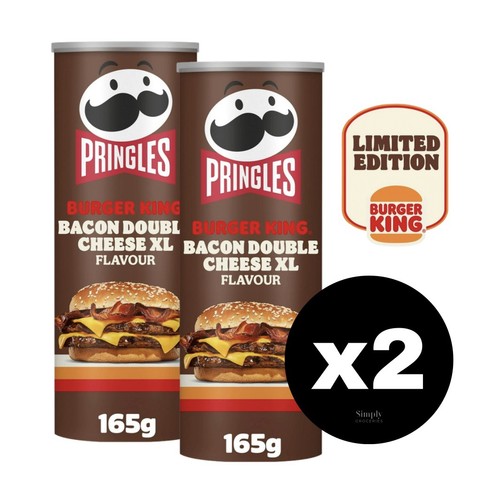 Pringles burger king - burger, bacon