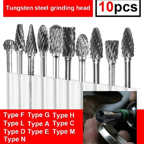 10pcs tungsten carbide burr - 10pcs,