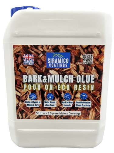 Bark mulch glue eco resin - glue, eco-resin