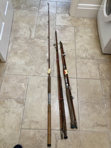 Vintage sea fishing rods 3 - vintage, x