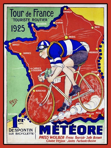 Tour france meteore retro - de,