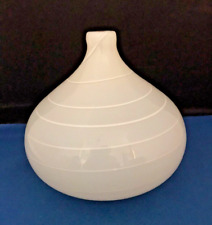 Heavy Hand Blown Glass Vase