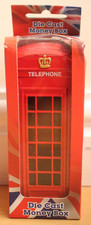 Telephone booth phone red - red, box