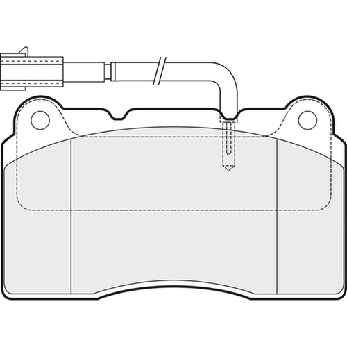 Brake pads set for alfa - brake,
