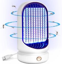 Electric USB Lamp UV Fly Killer Bug Zapper Insect Catcher Trap - White